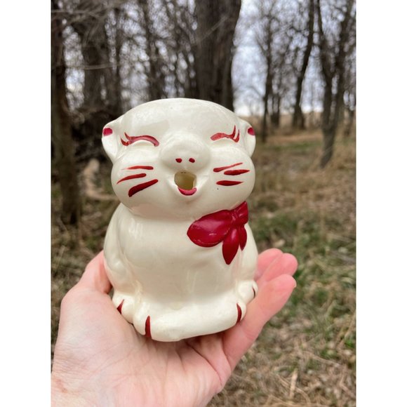 Vintage Shawnee Pottery Puss & Boots Cat Creamer Pitcher - Picture 2 of 12